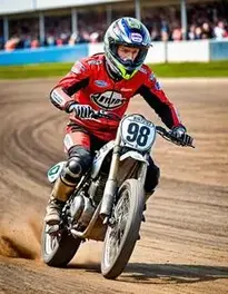 Motorcycle Speedway face swap