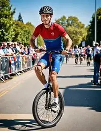 Unicycle Trials face swap