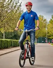 Unicycle face swap
