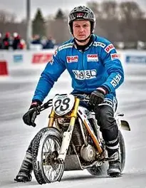 Ice Speedway face swap