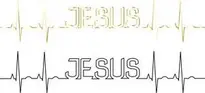 Ekg, Jesus, Rhythm, Heart, Christ, Faith. Add to your photo