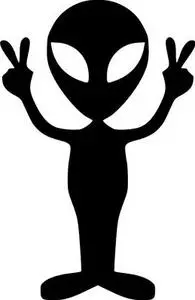 Alien, Peace, Love, Humanoid, Futuristic. Add to your photo