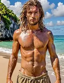 Tom Castaway face swap