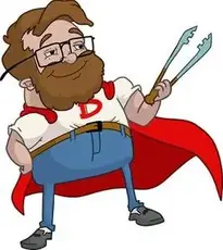 Dad, Father, Superhero, Cook, Grill. Add to your photo