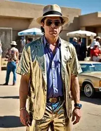 Benicio Del Toro Fear And Loathing face swap