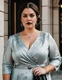 Plus Size Lady Dimitrescu Dress Face Swap