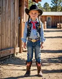 Cowgirl Outfit face swap