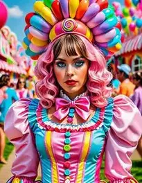 Candyland Theme Party face swap