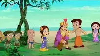 Add chhota bheem background to your photo