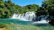 Krka Waterfall Croatia Nature Park wallpaper