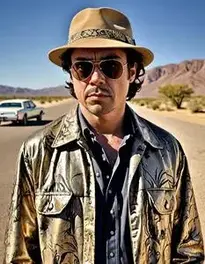Benicio Del Toro Fear And Loathing face swap