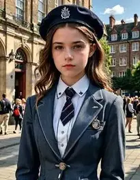 Trinians Outfit face swap
