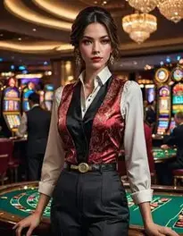 Casino Theme Outfit Ladies face swap