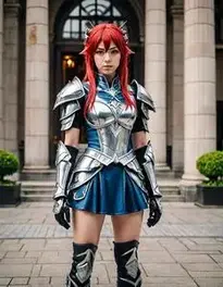Milim Cosplay face swap
