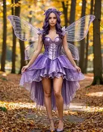 sachin and babi light blue dress Teen Gothic Fairy Costume  Masquerade