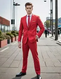 Red Suit Character face swap