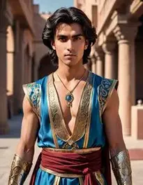 Cosplay Aladin face swap