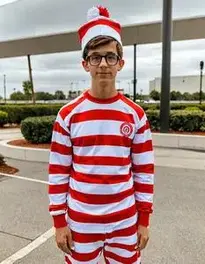 Adult Wheres Waldo face swap