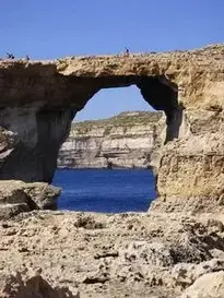 Window Gozo Dwejra Mediterranean phone wallpaper
