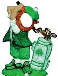 Leprechan golfer