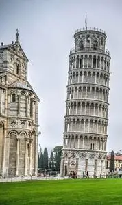 Leaning Tower Pisa Italy Tuscany phone wallpaper