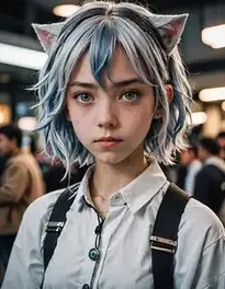 Pitou Cosplay face swap