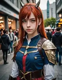 Milim Cosplay face swap