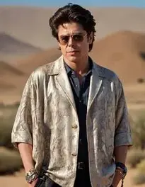 Benicio Del Toro Fear And Loathing face swap