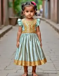 Chhota Bachcha Frock face swap