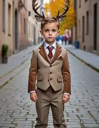 Stag Outfit face swap