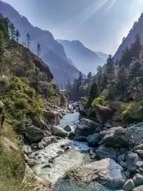 Kasol Parvati Valley River Mountain phone wallpaper