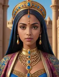 Queen Sheba face swap