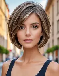 Short Medium Haircuts For Women face swap