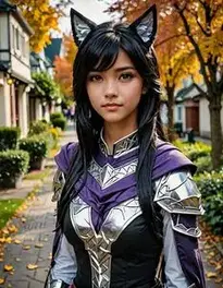 Aphmau Cosplay Outfit face swap