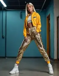 Female Rapper Photoshoot face swap