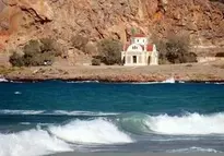 Beach Coast Church Sea Faith wallpaper