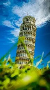 Tower Leaning Pisa Landmark phone wallpaper