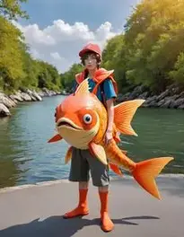 Magikarp Cosplay face swap