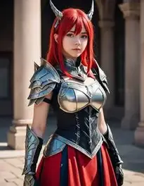 Milim Cosplay face swap