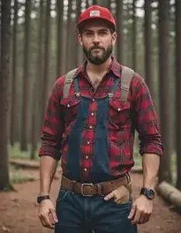 Lumberjack face swap