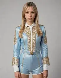 Abba Costume Girl face swap