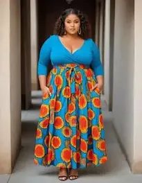 chinese dress ladies Amazon.com: African Dresses for Women Wax Print Ankara Flare Sleeve Knee Women  Dresses Plus Size Dresses Fp6131 XL : Clothing, Shoes & Jewelry main image 1