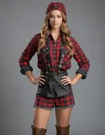 Lady Lumberjack face swap