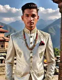 Nepali Wedding Dress For Groom face swap