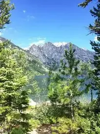 Grand Tetons Lake Lake Jenny phone wallpaper
