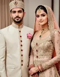 Walima Dress Bride And Groom face swap