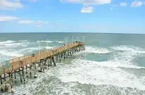 Fishing Pier Florida Ocean Sea wallpaper