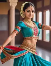Gujarati Dance Dress face swap