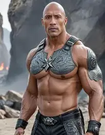 Dwayne The Rock face swap
