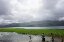 Lake Fishing Sky Nature Water Rod wallpaper